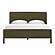 Hella Forest Green Velvet King Bed by TOV Furniture