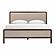 Hella Taupe Velvet King Bed by TOV Furniture