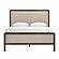 Hella Taupe Velvet Queen Bed by TOV Furniture