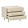 Trident Taupe Nightstand by TOV Furniture