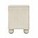 Grappa Whitewashed Wood & Raffia Wavy Nightstand by TOV Furniture