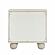 Grappa Whitewashed Wood & Raffia Wavy Nightstand by TOV Furniture