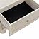 Grappa Whitewashed Wood & Raffia Wavy Nightstand by TOV Furniture