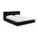 Olafur Black Linen Queen Bed by TOV Furniture