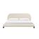 Ophelia Cream Faux Wool King Bed by TOV Furniture