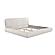 Karol Cream Vegan Leather Queen Bed by TOV Furniture