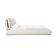 Karol Cream Vegan Leather King Bed by TOV Furniture