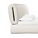 Karol Cream Vegan Leather King Bed by TOV Furniture