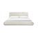 Karol Cream Vegan Leather King Bed by TOV Furniture