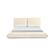 Romp Cream 100% Recycled Linen Queen Bed by TOV Furniture