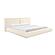Romp Cream 100% Recycled Linen King Bed by TOV Furniture