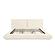 Romp Cream 100% Recycled Linen King Bed by TOV Furniture