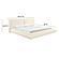 Romp Cream 100% Recycled Linen King Bed by TOV Furniture