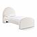 Moon Cream Boucle Twin Bed by TOV Furniture