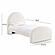 Moon Cream Boucle Twin Bed by TOV Furniture