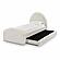 Moon Cream Boucle Twin Trundle Bed by TOV Furniture