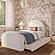 Moon Cream Boucle Twin Trundle Bed by TOV Furniture