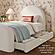 Moon Cream Boucle Twin Trundle Bed by TOV Furniture