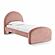 Moon Rose Upcycled Chenille Twin Bed by TOV Furniture