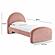 Moon Rose Upcycled Chenille Twin Bed by TOV Furniture