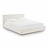 Isla Cream Upcycled Linen Queen Bed by TOV Furniture