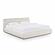 Isla Cream Upcycled Linen King Bed by TOV Furniture