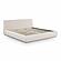 Isla Cream Upcycled Linen King Bed by TOV Furniture