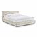 Isla Cream Jacquard Pattern Queen Bed by TOV Furniture