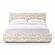 Isla Cream Jacquard Pattern Queen Bed by TOV Furniture