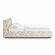Isla Cream Jacquard Pattern Queen Bed by TOV Furniture