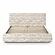 Isla Cream Jacquard Pattern Queen Bed by TOV Furniture