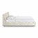Isla Cream Jacquard Pattern King Bed by TOV Furniture