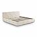 Isla Cream Jacquard Pattern King Bed by TOV Furniture