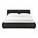 Isla Charcoal Textured Velvet Queen Bed by TOV Furniture