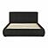 Isla Charcoal Textured Velvet Queen Bed by TOV Furniture