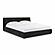 Isla Charcoal Textured Velvet King Bed by TOV Furniture