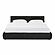 Isla Charcoal Textured Velvet King Bed by TOV Furniture