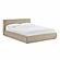 Isla Taupe Textured Velvet Queen Bed by TOV Furniture