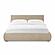 Isla Taupe Textured Velvet Queen Bed by TOV Furniture