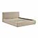 Isla Taupe Textured Velvet Queen Bed by TOV Furniture