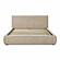 Isla Taupe Textured Velvet Queen Bed by TOV Furniture