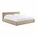 Isla Taupe Textured Velvet King Bed by TOV Furniture