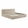 Isla Taupe Textured Velvet King Bed by TOV Furniture