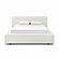 Meena Cream Upcycled Linen Storage Queen Bed by TOV Furniture
