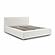 Meena Cream Upcycled Linen Storage Queen Bed by TOV Furniture