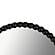 Baria Black Wooden Mirror by TOV Furniture