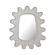 Genesis Mirror in White by TOV Furniture