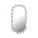 Bubbles Ivory Oval Wall Mirror by TOV Furniture