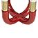 Kaonashi Burgundy Candelabra by TOV Furniture