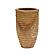 Saava Ribbed Stone Vase in Sandstone by TOV Furniture